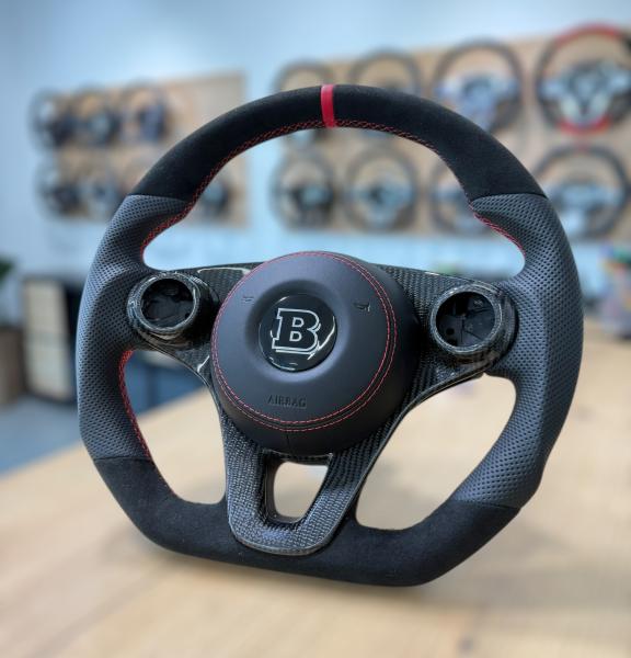 Smart 451 453 BRABUS Lenkrad Neu Beziehen Ar.804